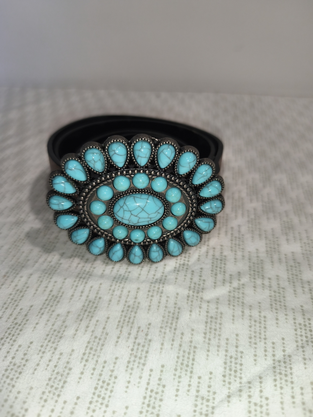 Turquoise Stone Concho Belt - Women Accessories Belts